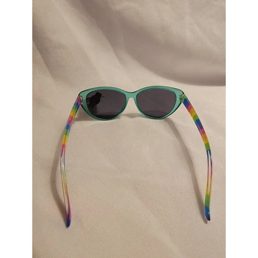 Piranha KIdz Sunglasses Rainbow Arms Green Frames Style # 62159